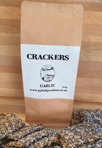 CRACKERS, Garlic large packet